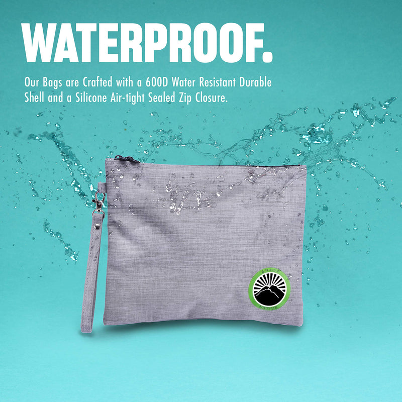 New 2021 Smell Proof Bag - Odor Proof Bag - Dog Tested Bags - Best Odor Proof Pouch Zipper on Top Smell Proof Case for Herbs Coffee Tea Oils 5 Sealed Baggies - Smell Proof Container - NewNest Australia