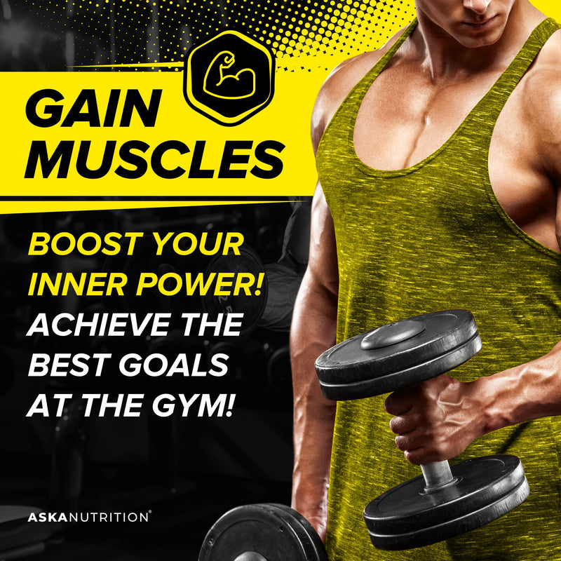 Testosterone Booster for Men - Male Enhancing Supplement with Horny Goat Weed & Tongkat Ali - Muscle Builder Enlargement Pills - Natural Test Booster Increased Desire, Energy, Stamina, Libido (2 PACK) - NewNest Australia