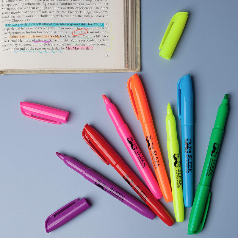 Mr. Pen Highlighters, Assorted Colors, Pack of 28 - NewNest Australia
