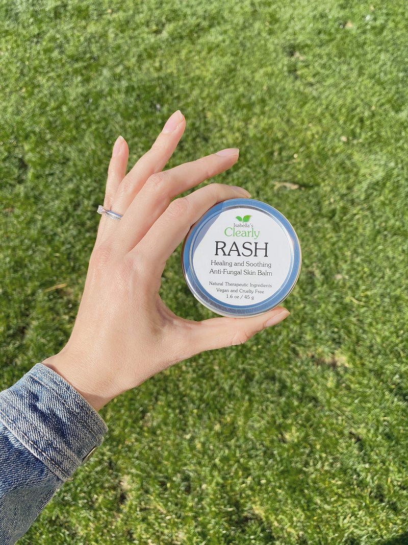 Isabella's Clearly Rash Anti Fungal Skin Balm. Instant Relief for Itching, Dry Irritated Skin. Helps Treat Ringworm, Jock Itch, Athletes Foot, Eczema, Nail Fungal Infections. Vegan. USA. 45 g - NewNest Australia