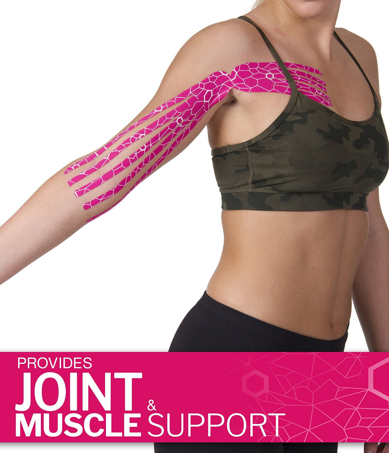 TheraBand Kinesiology Tape, Waterproof Physio Tape for Pain Relief Beige/Beige - NewNest Australia