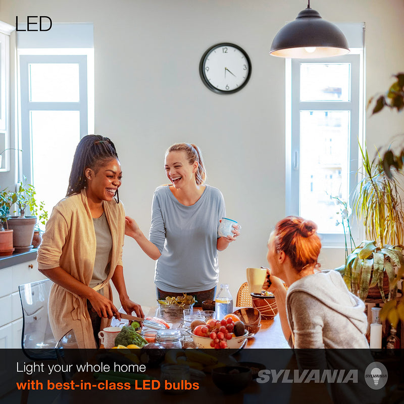 SYLVANIA LED A19 Light Bulb, 60W Equivalent Efficient 8.5W Medium Base, 2700K Soft White, 4 pack 4 Count (Pack of 1) - NewNest Australia
