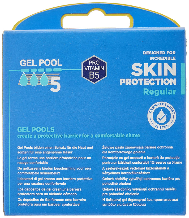 Wilkinson Sword Hydro 5 Skin Protection 12 Razor Blades, 12 Razor Blades 12 Pieces (Pack of 1) - NewNest Australia
