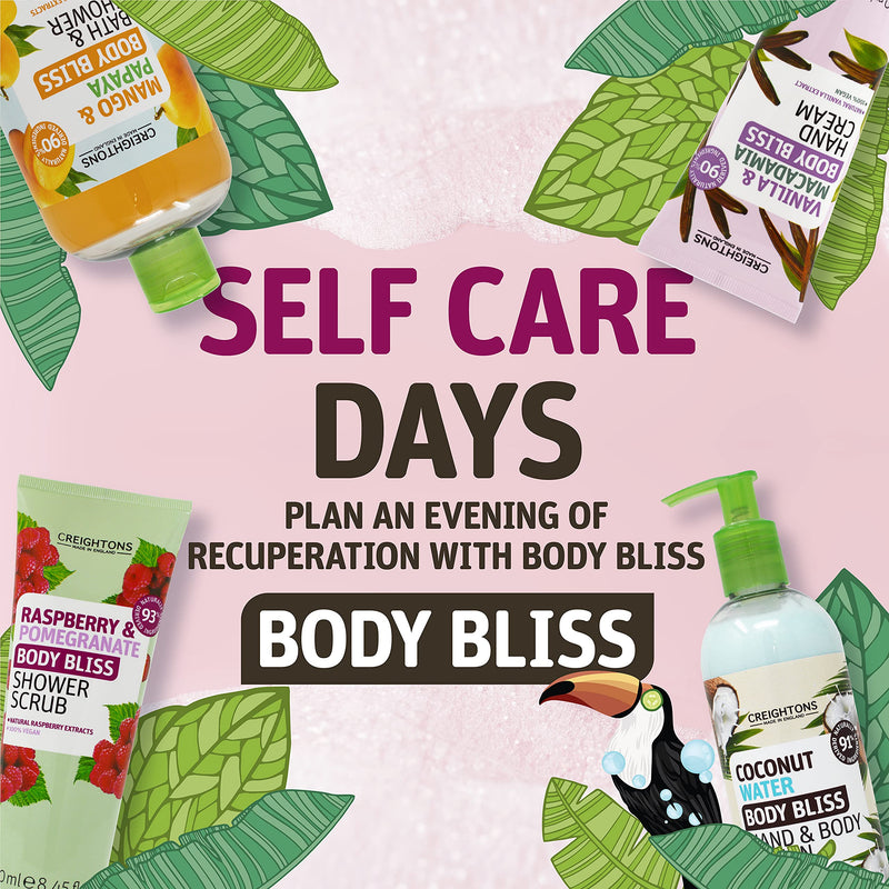 Body Bliss Cream Heroes (3 x 50ml Hand Cream) - Nourishes Hands & Cuticles. Formulated with 90% Naturally Derived Ingredients. Coconut Water, Mango & Papaya & Vanilla & Macadamia. - NewNest Australia