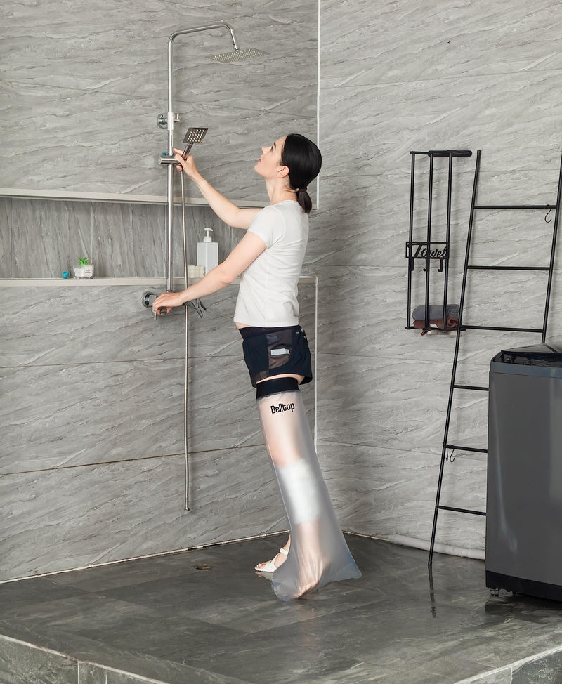 Long Waterproof Leg Protector For Plaster Bandages (Bath Or Shower). Reusable, Non-Slip And Waterproof Dry Bandage Cover: Fracture (Crutches), Wound, Burn Or Tattoo - NewNest Australia