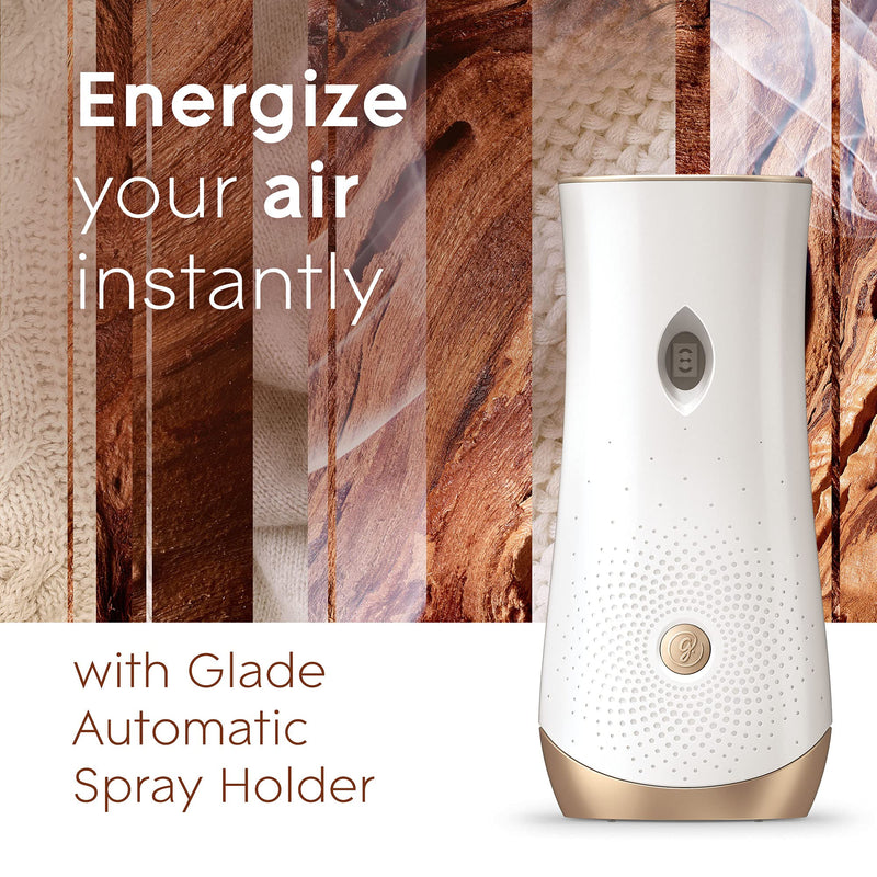 Glade Automatic Spray Refill, Air Freshener for Home and Bathroom, Cashmere Woods, 6.2 Oz, 2 Count - NewNest Australia