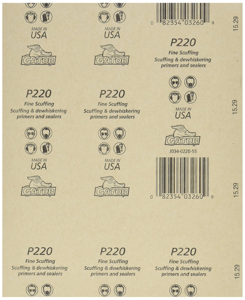 ALI INDUSTRIES 4205 Sandpaper-Sheets, 9" x 11" - NewNest Australia