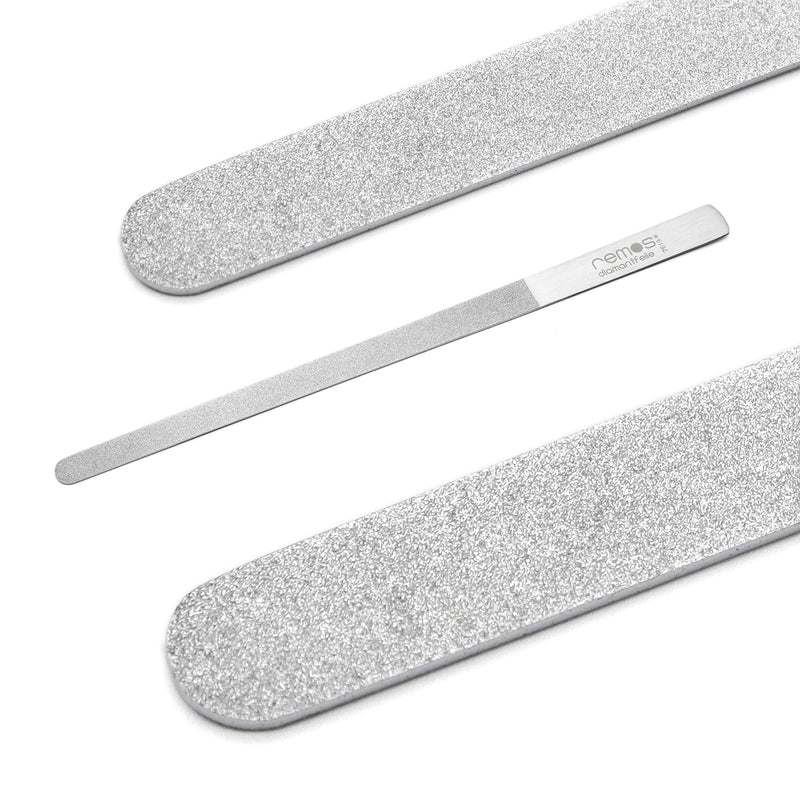 REMOS Diamond Nail File with rough and fine side - also for callus 19 cm - NewNest Australia