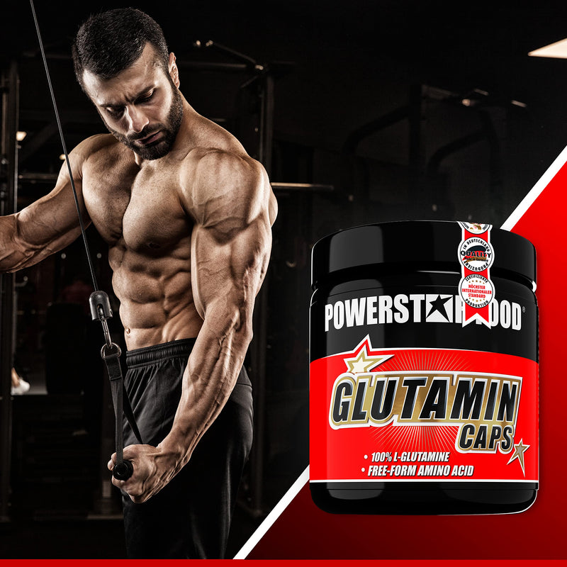 Glutamine Caps, 300 Capsules, High Dose, 6,800 Mg Per Serving, Semi-Essential Amino Acid, 100% Pure L-Glutamine For Muscle Building And Regeneration, Laboratory-Tested Pharmaceutical Quality, Made In - NewNest Australia