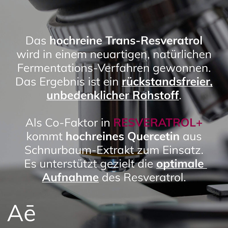 Resveratrol Plus High Dose 500 Mg Premium Trans Resveratrol From Switzerland Per Capsule Optimized Formula With Quercetin Laboratory Tested Quality From Germany 60 Capsules - NewNest Australia
