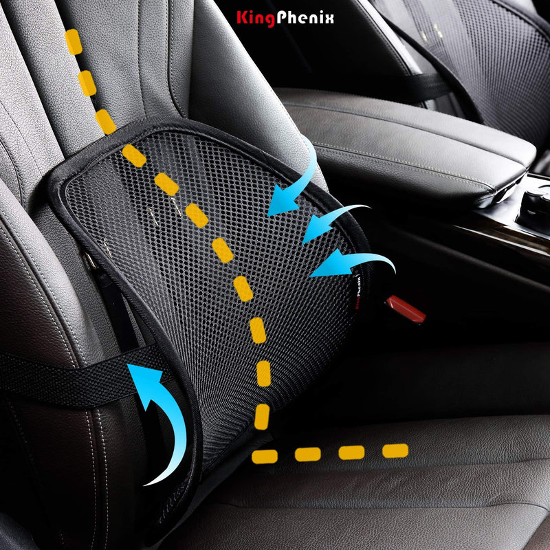 Lumbar Support (2 Pack) with Breathable Mesh, Suit for Car, Office Chiar - NewNest Australia