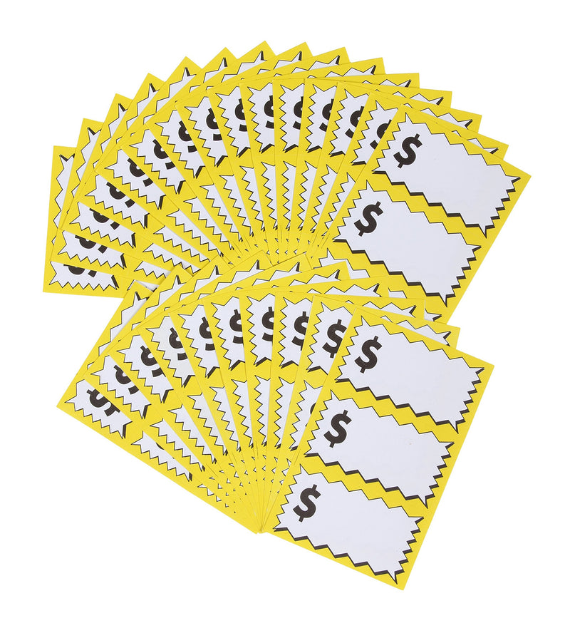 Sunburst Systems 7071 Large Item Pricing Stickers, 75 Count, with Space to Write Pricing - NewNest Australia