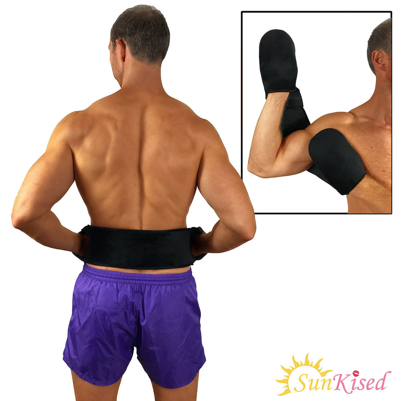 Tanning Mitt For Full Back and Body Tanning Experience With Long Lasting Streak Free Results Including Those Hard To Reach Places New 2019 Velvet Soft Applicator Mit Version 3 in 1 Mittens - NewNest Australia