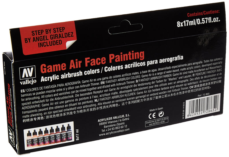 Acrylicos Vallejo"Face Painting" Game Air - NewNest Australia