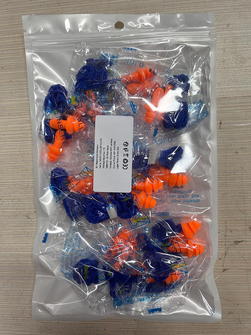 Silicone Ear Plugs With Cord, Soft Reusable Silicone Ear Plugs, Ear Plugs For Swimming, Earplugs For Sleeping, Noise Reducing Earplugs For Work, Study, Loud Places - NewNest Australia
