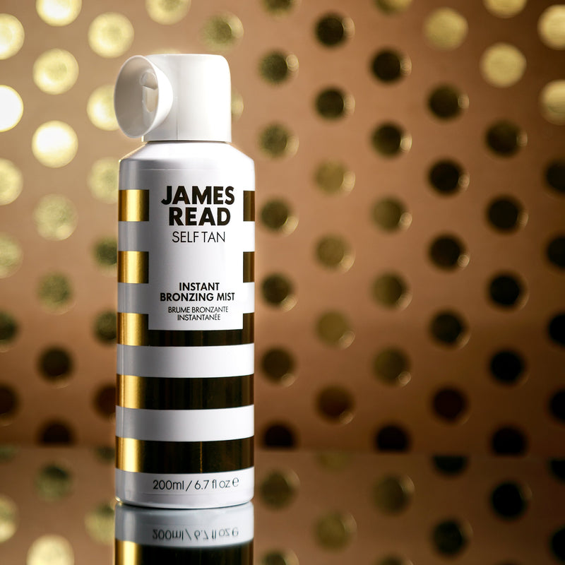 JAMES READ Instant Bronzing Mist for Face & Body 200ml LIGHT/MEDIUM All-Over Golden Glow Fast Drying & Long-Lasting Tanning Mist, Develops in 6-8 Hours Suits all Skin Tones Infused with Aloe Vera - NewNest Australia