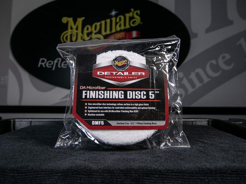 Meguiar's DMF5 DA 5" Microfiber Finishing Disc, 2 Pack - NewNest Australia