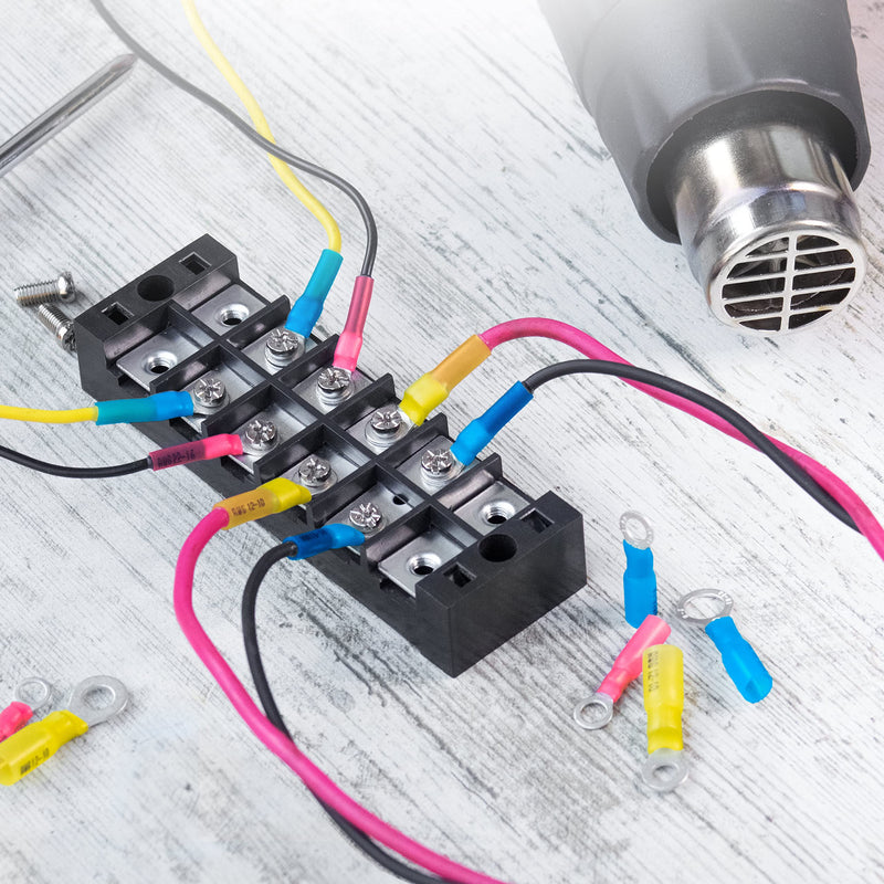 Wirefy 120 PCS Heat Shrink Wire Connectors - Electrical Connectors Kit - Marine Automotive Crimp Terminals - NewNest Australia