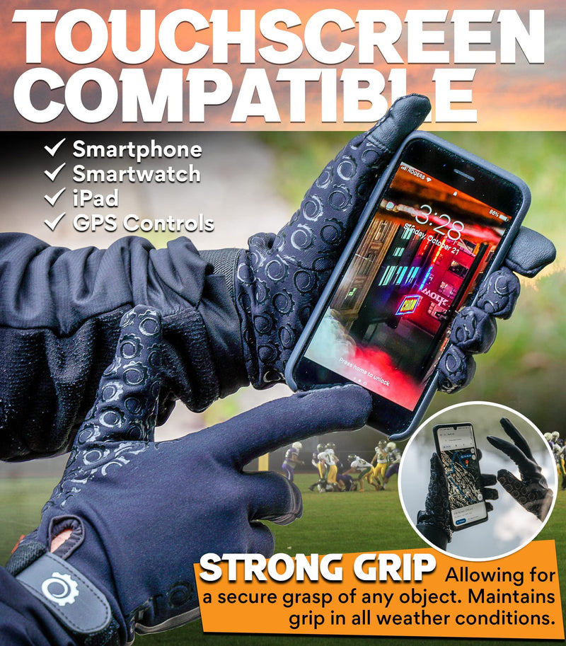 GearTOP Gloves with Touchscreen Fingers - The only Lightweight Glove Liners for Cold Weather Men Need - Mens Black Gloves - Touchscreen Driving Gloves Small - NewNest Australia