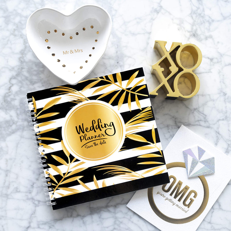 The Ultimate Wedding Planner - Organize The Wedding of Your Dreams. Hardcover, 80 Pages. Checklists, Party Planner, Budget Organizer, Bridal Shower, Rehearsal Dinner, Suppliers, Honeymoon & Much More - NewNest Australia