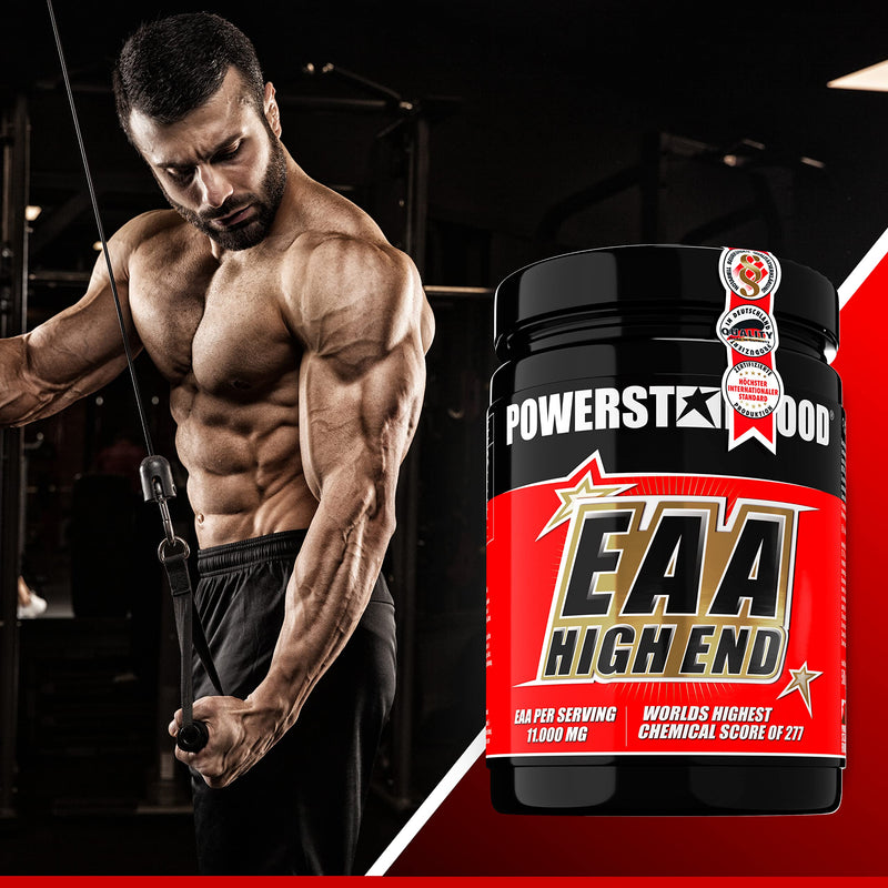 Eaa High End | Essential Amino Acids | Maximum Chemical Scope Of 277 | Whole 11,000 Mg Pure Eaa Per Serving | High Dose | Vegan | 500 G Powder | German Made | Fruit Punch - NewNest Australia