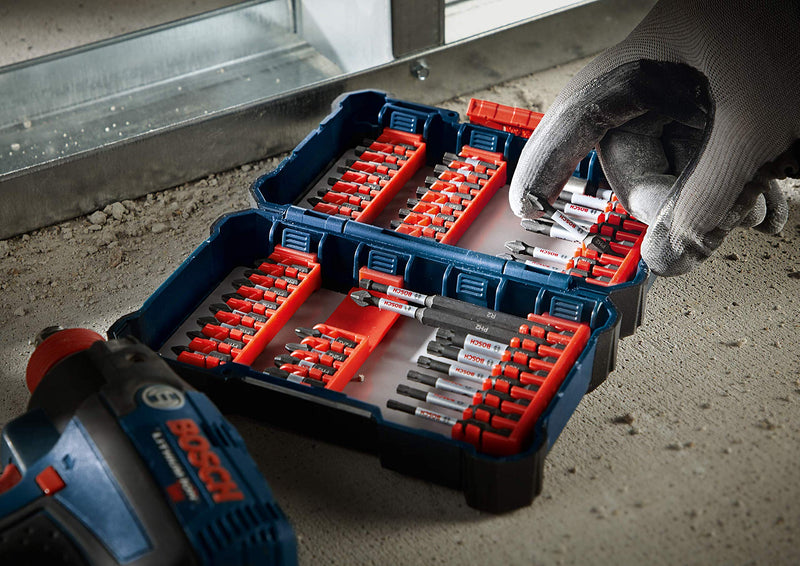 Bosch 44 Piece Impact Tough Screwdriving Custom Case System Set SDMS44 44pc - NewNest Australia