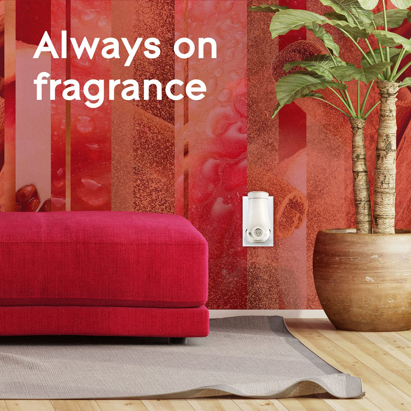 Glade PlugIns Refills Air Freshener Starter Kit, Scented and Essential Oils for Home and Bathroom, Apple Cinnamon, 3.35 Fl Oz, 1 Warmer + 5 Refills 6 Piece Set - NewNest Australia