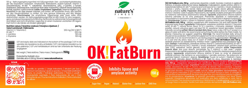 Nature's Finest by Nutrisslim OK! FatBurn | Fat and Carbohydrate Blocking Solution - Loose Weight Without Changing Your Diet | with ID-alG, L-tyrosine and L-carnitine 1 - NewNest Australia