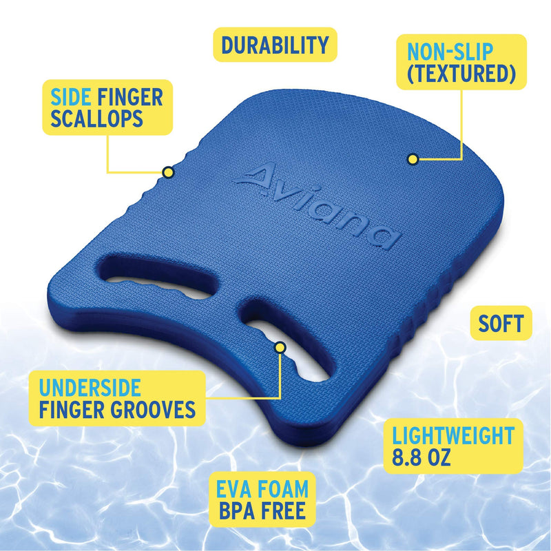 Junior Kickboard Buoy for Youth Children & Toddlers Swimming Aid & Exercise Training Board for Kids to Learn to Swim in The Pool & Open Waters | EVA Material & BPA Free Blue - NewNest Australia