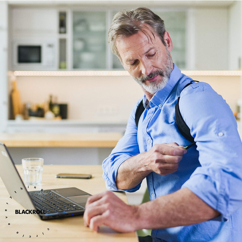 Blackroll Posture 2.0 (Xs-L) Posture Trainer For Improved Posture, Back Trainer For Strengthening Muscles, Posture Corrector In Workplace, With Adjustable Back Element, Black - NewNest Australia