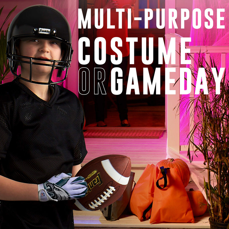 Franklin Sports Youth NFL Football Receiver Gloves - Kids Football Gloves Pair - NFL Team Logos and Silicone Palm - All Youth Sizes - Great Game Gear + Football Costume Accessory Philadelphia Eagles Youth Medium/Large - NewNest Australia