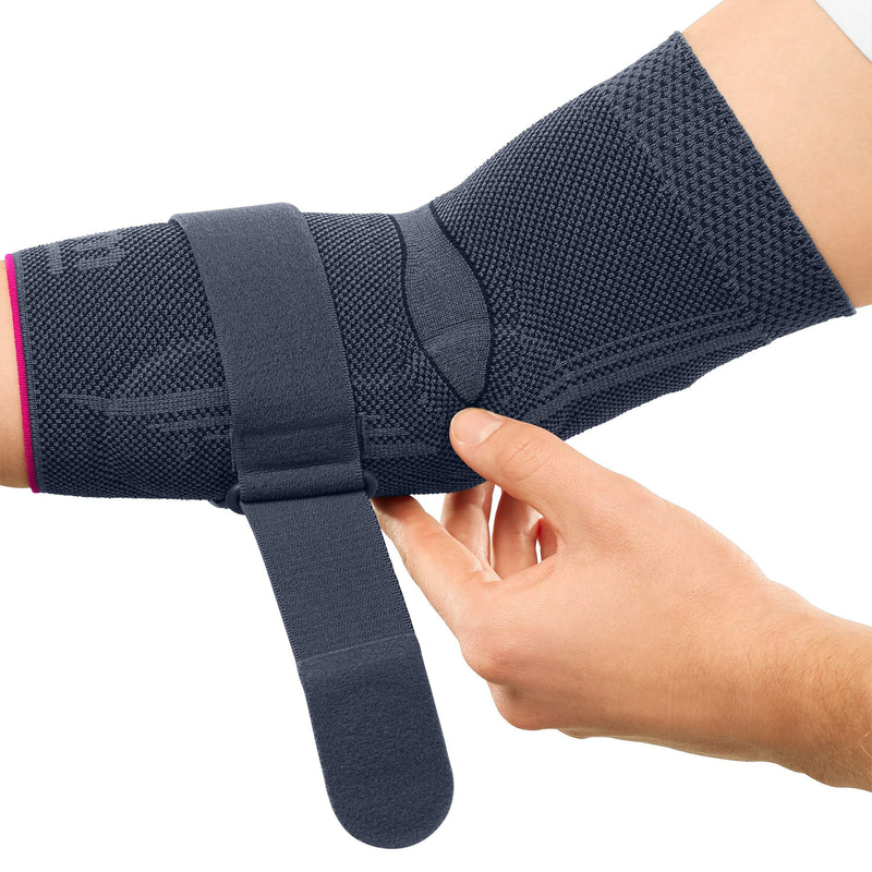 medi Epicomed - elbow bandage | silver | Size V | Compression bandage to stabilize the joint for tennis elbow or golfer's elbow Can be worn on both sides - NewNest Australia