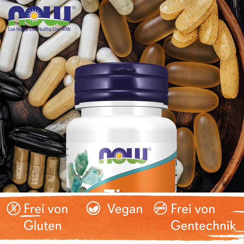 Now Foods, Zinc Picolinate, 50mg, high dose, 1 capsule every 2 days, 60 vegan capsules, laboratory tested, gluten-free, soy-free, non-GMO, vegetarian - NewNest Australia