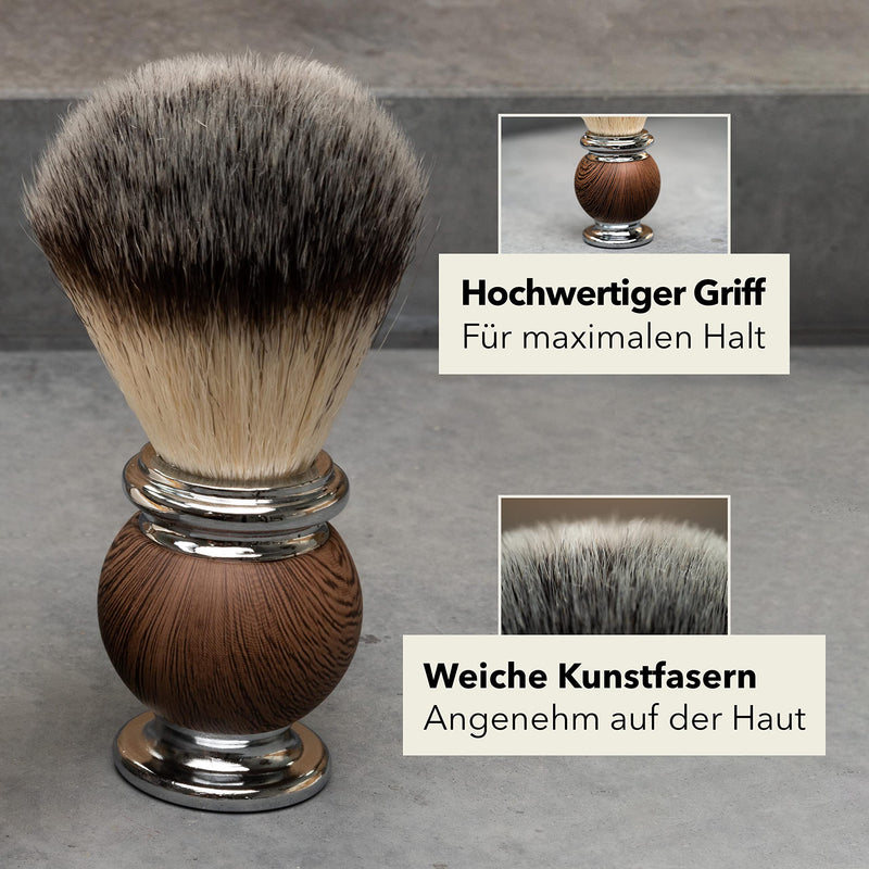 St√∂Rtebekker Premium Shaving Brush - Elegant Brush Made Of Imitation Badger Hair - Creates High Quality Foam - Vegan Shaving Brush For A Comfortable Wet Shave - Shaving Brush - Includes High-Quality Packaging - NewNest Australia