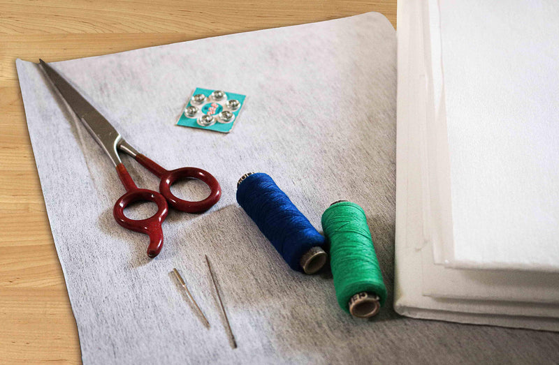 MAROBEE Medium Weight Iron On Fusible Interfacing for Sewing Projects, (40 Inch x 3 Yard) White Non-Woven - NewNest Australia