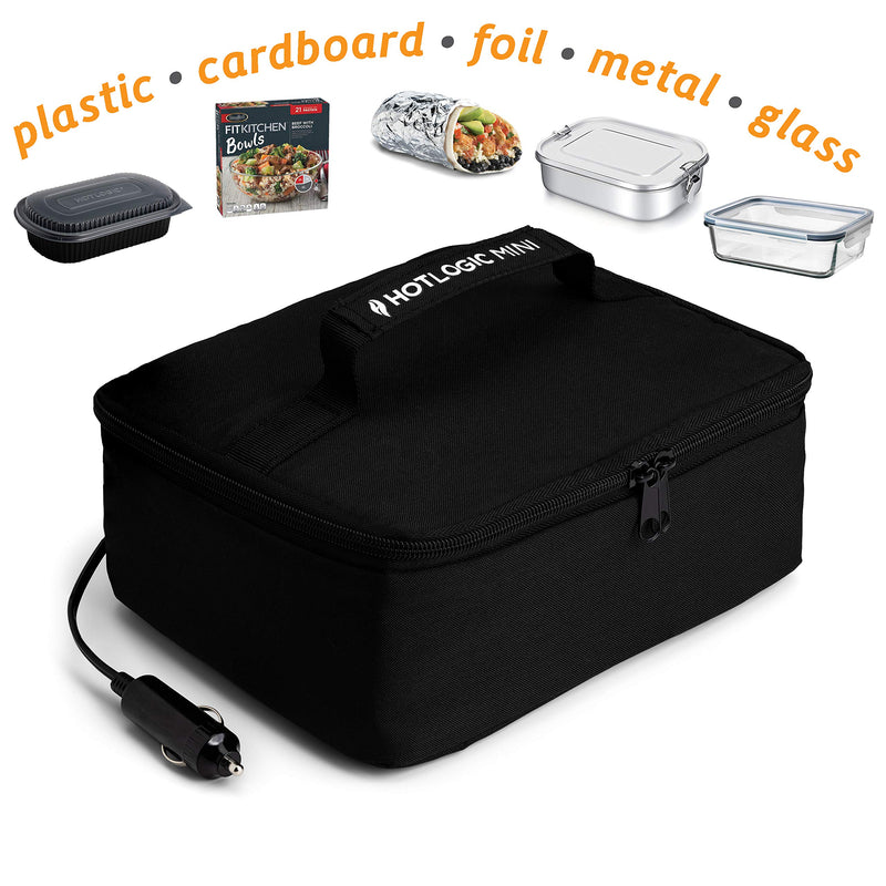 NewNest Australia - Hot Logic 16801045-BLK Food Warming Tote 12V, Lunch, Black 