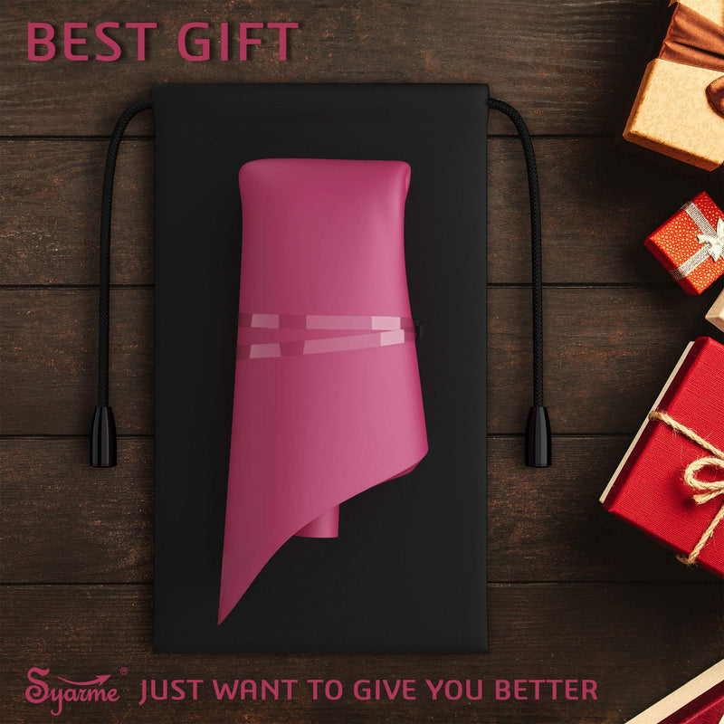 Syarme Female Urination Device,Portable Reusable Urinal Funnel with Extension Tube,Small Folding Storage,Suitable for Travel,Festivals,Camping,Traffic Jams,Etc,Includes Waterproof Bag,Waterproof Cup Fuchsia - NewNest Australia