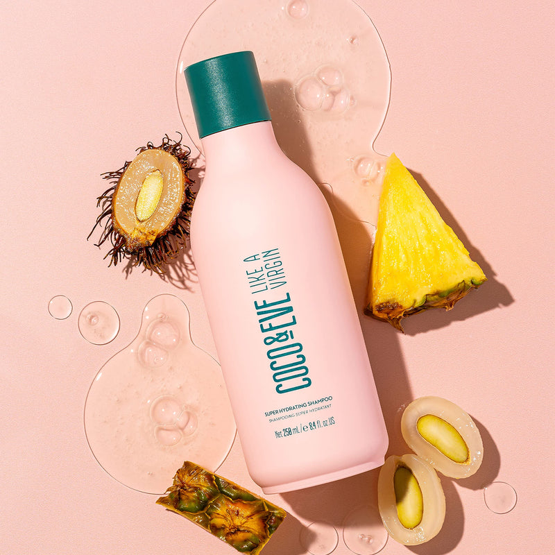 Coco & Eve Like A Virgin Shampoo & Conditioner Bundle Kit - Natural, Sulfate free Hair Care with Argan Oil, Coconut and Avocado Oil | For Dry Damaged, Color Treated Hair | Anti Frizz (250ml each) - NewNest Australia