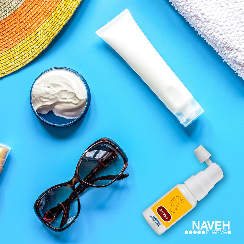 NAVEH PHARMA Dry Ears -Swimmers Ear Drops Spray - Ear Drying Drops for Swimmers Adults and Kids/Remove Water Trapped in Ears and Prevent Pain, Infection, and Hearing Loss (30 ML) - NewNest Australia