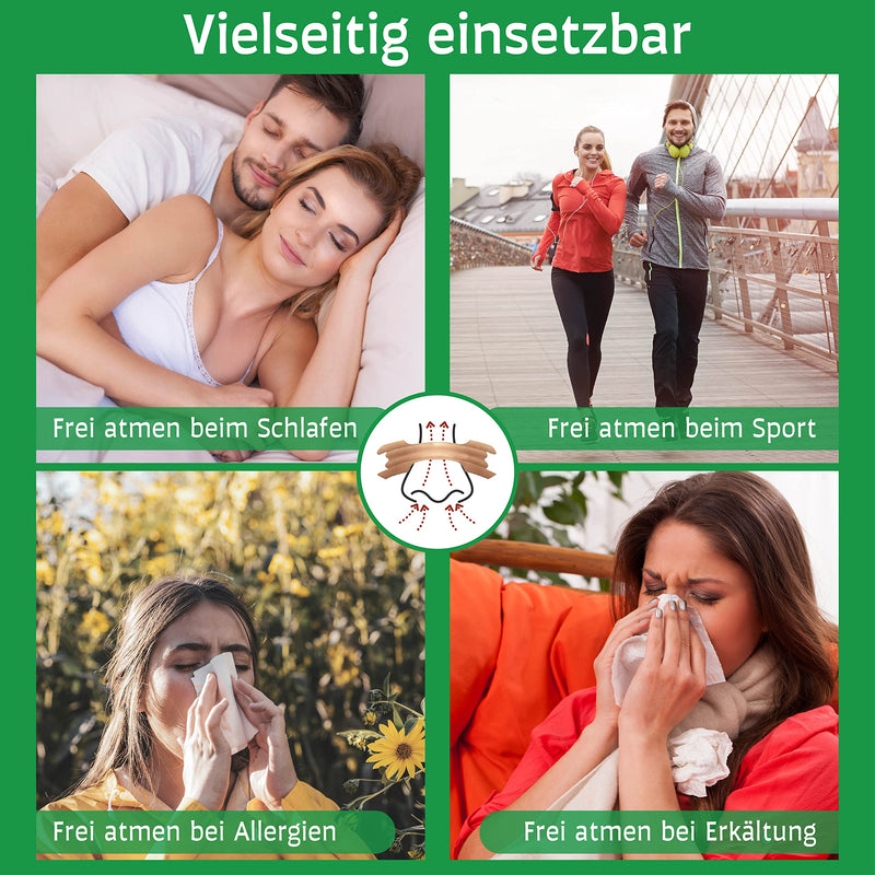 Perfect-Schlafen24 120 X Extra Strong Nose Plasters Against Snoring - 66 X 19 Mm - Anti Snoring Nose Strips - Sleep Better Without Snoring & Better Breathing For Sports - Snoring Nose Strips - NewNest Australia