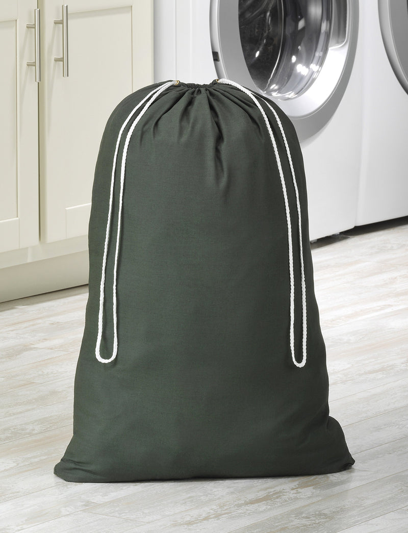 NewNest Australia - Whitmor Cotton Laundry Bag-Duffel Green 