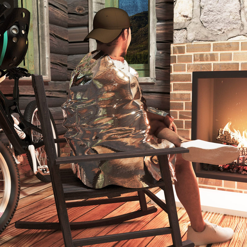 Rescue blanket rescue blankets set of 5 (= 5 pieces) silver 210 x 132cm rescue foil for first aid emergency rescue services - NewNest Australia