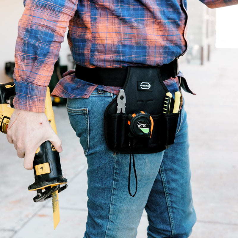 Tool Pouch with Belt Tool Belt for Many Uses Hardwearing Utility Belt for Electricians Carpenters Construction Workers Substantial Tool Organizer to Carry your Tools in a Convenient Place by Sparkware - NewNest Australia