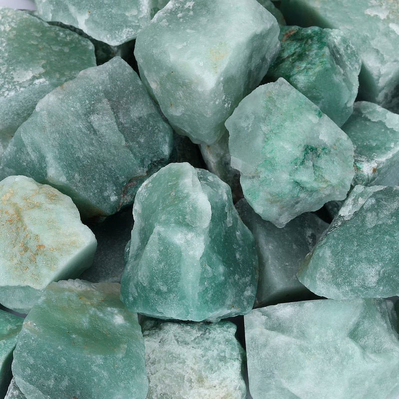 CrystalTears Green Aventurine Crystal Rough Stones Bulk Natural Raw Rock Quartz Healing Crystals Gemstones for Reiki Healing, Tumbling, Cabbing, Polishing, Wire Wrapping, Fountain Rocks, Decoration - NewNest Australia