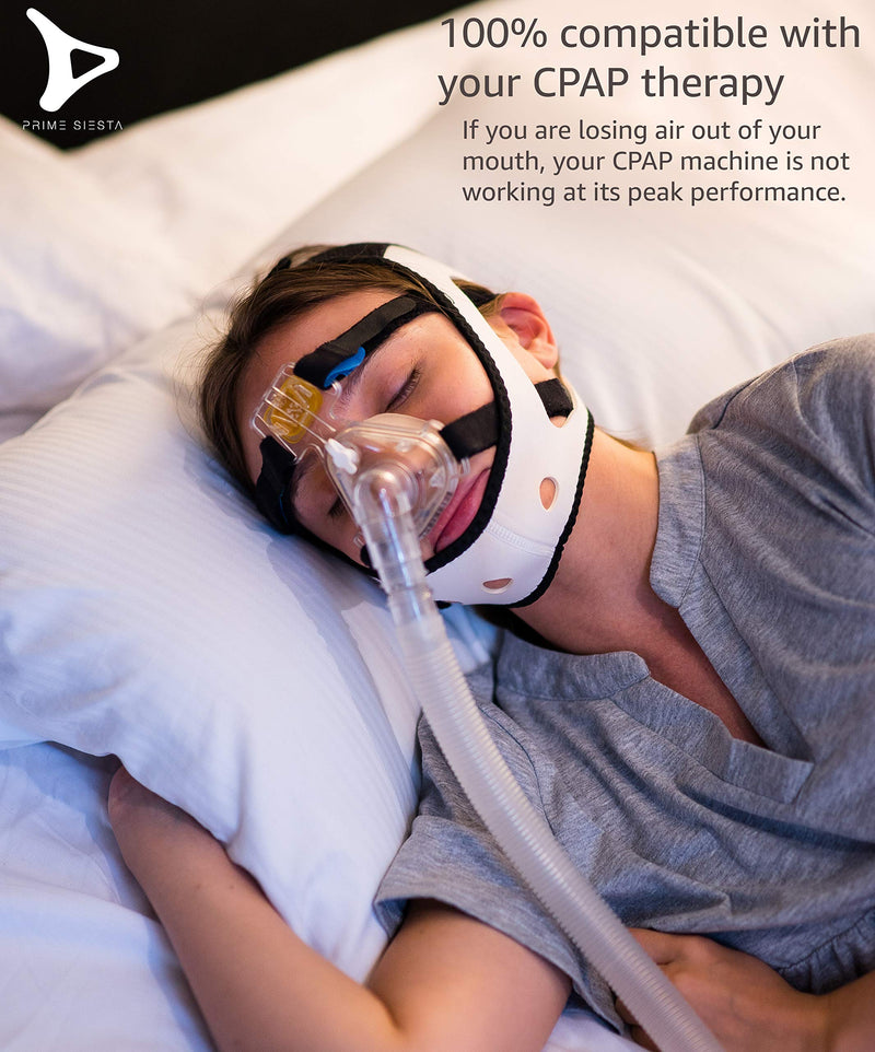 PrimeSiesta: Anti Snoring Chin Strap - Snore Stopper & Snoring Solution - Breathable, Flexible & Easily Adjustable with Eversoft Technology (Medium/Large) - NewNest Australia