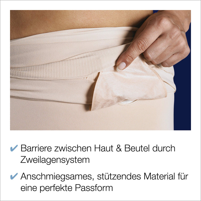 Corsinel StomaSafe Plus Ostomy/Hernia Support Garment Light 3216 by TYTEX (Beige, S/M) 33.5" - 44" Hip Circumference Beige Small/Medium (Pack of 1) - NewNest Australia