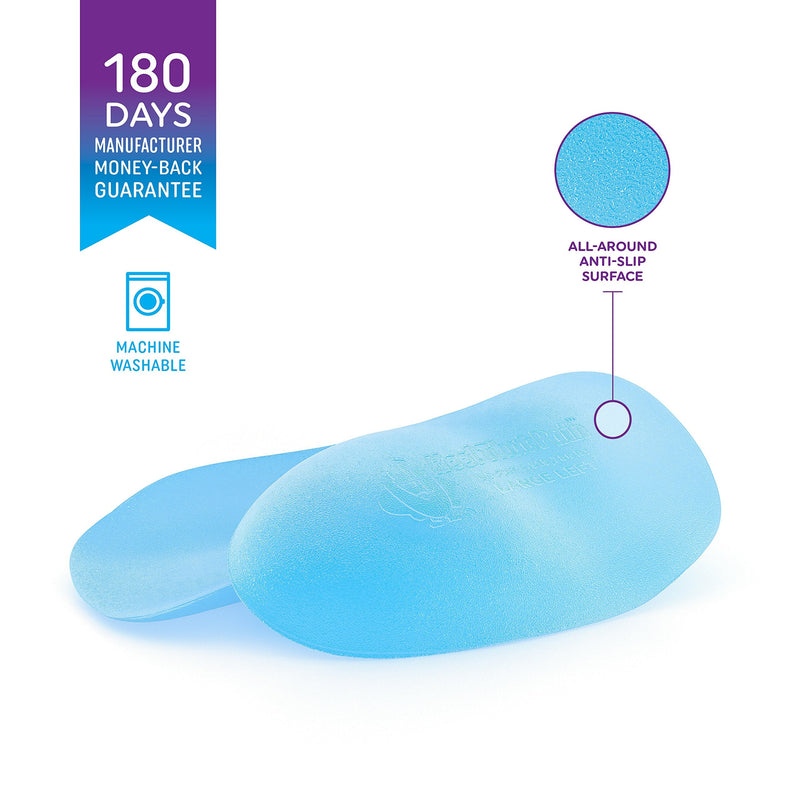 Heel That Pain Gel Plantar Fasciitis Insoles | Heel Seats Foot Orthotic Inserts, Heel Cups for Heel Pain and Heel Spurs | Patented, Clinically Proven, 100% Guaranteed (Large) Soft Gel L (Pack of 1) - NewNest Australia