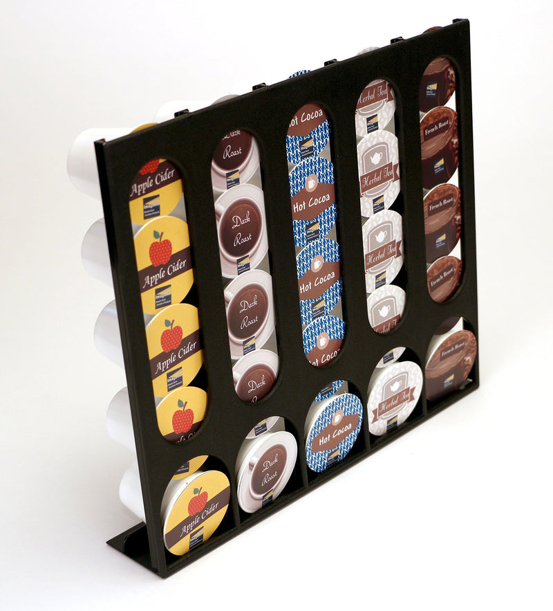 NewNest Australia - The Cupboard Caddy, Compatible with Keurig K-cups, Premium Storage Dispenser, Holder & Stand (Now with an improved magnetic release system) 