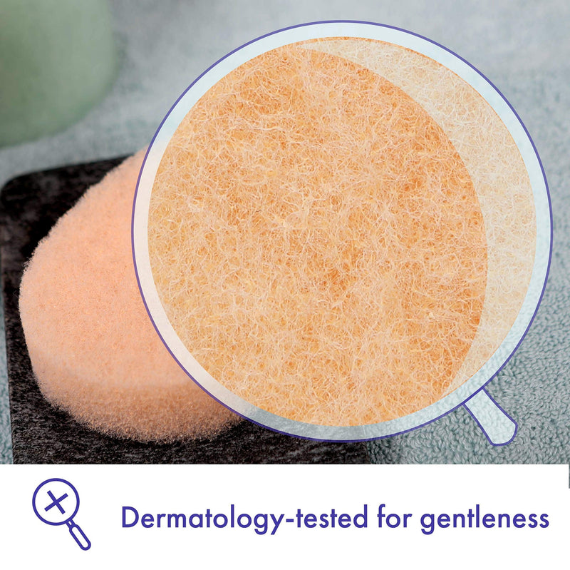 Buf-Puf Gentle Facial Sponge, Dermatologist Developed, Removes Deep Down Dirt & Makeup Causes Breakouts and Blackheads, Reusable, Exfoliating, 1 Count Buf Puf Gentle Facial Sponge - NewNest Australia