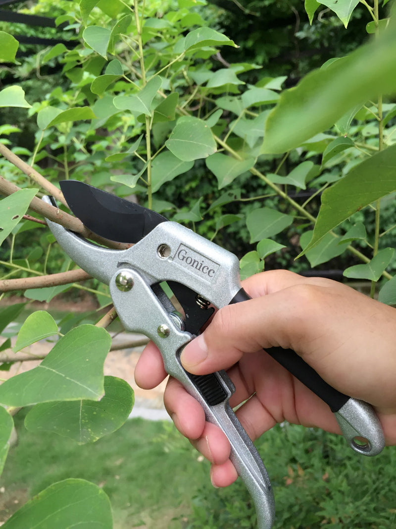 gonicc 8" Professional SK-5 Steel Blade Sharp Anvil Pruning Shears (GPPS-1001),Less Effort. - NewNest Australia